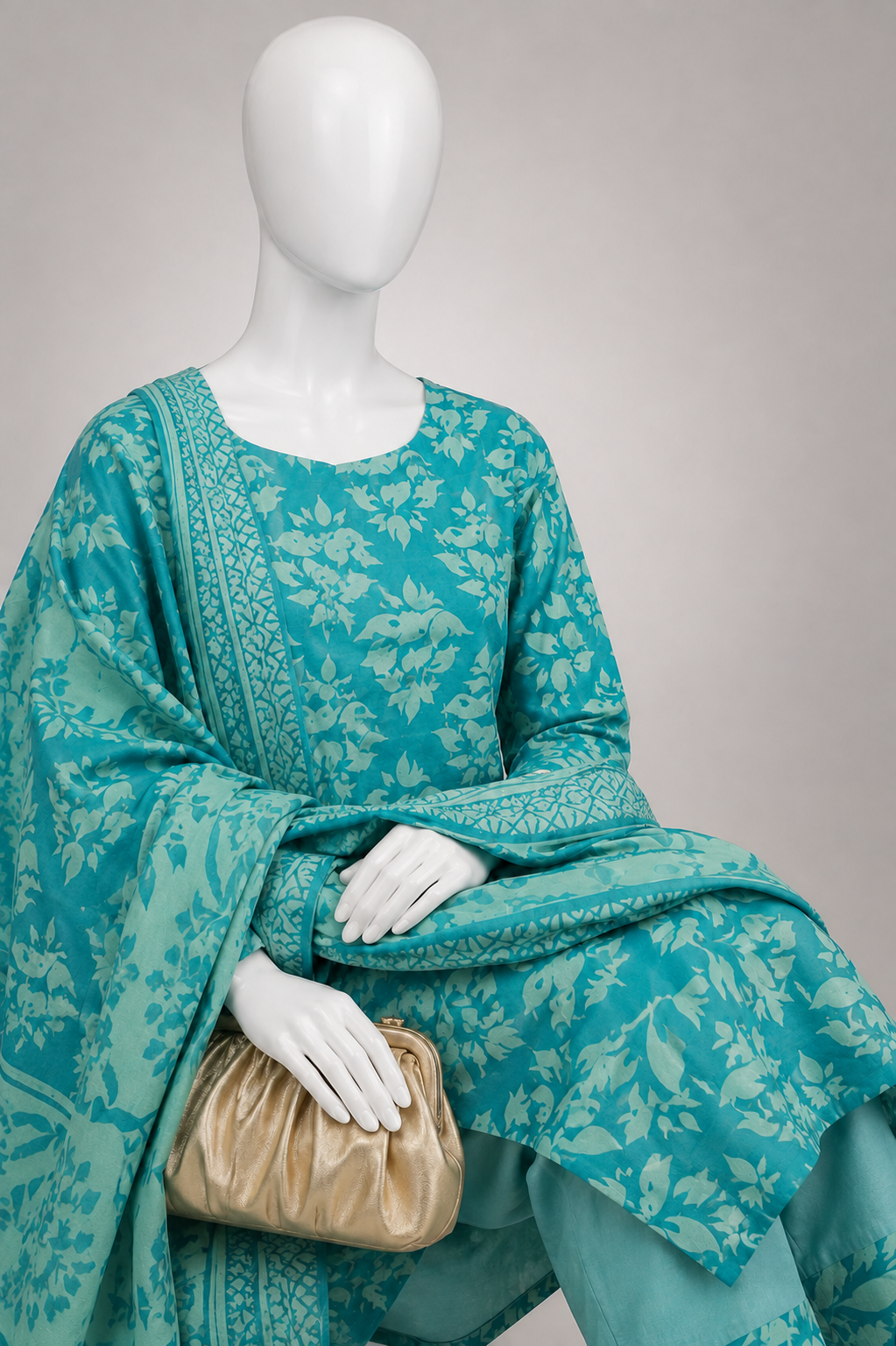 Unstitched 3 Piece Lawn
