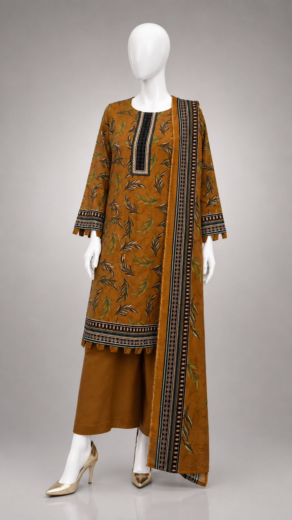 Unstitched 3 Piece Lawn